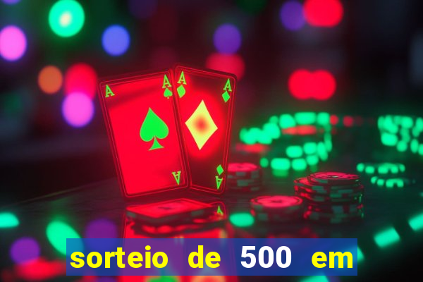 sorteio de 500 em cash toda segunda feira novibet